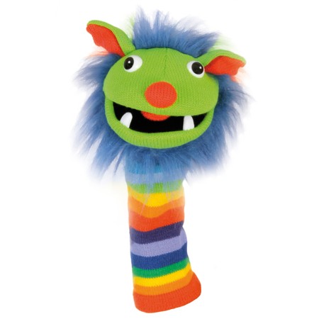 THE PUPPET CO Rainbow Knitted Puppet 007002